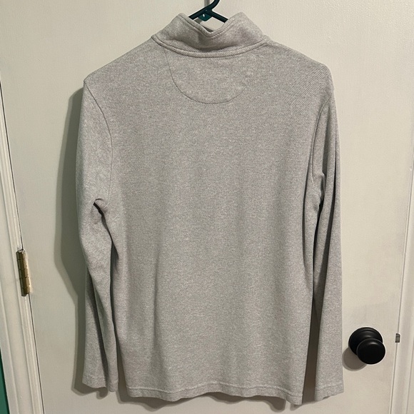 Chaps Men's Light Gray Zip-Up Sweater size Small - Picture 5 of 5